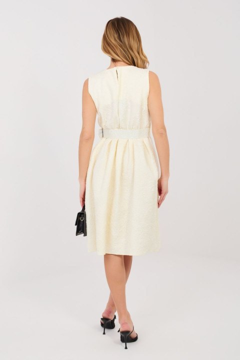 Sukienka Model IT-SK-21861.86 Ecru - Rue Paris