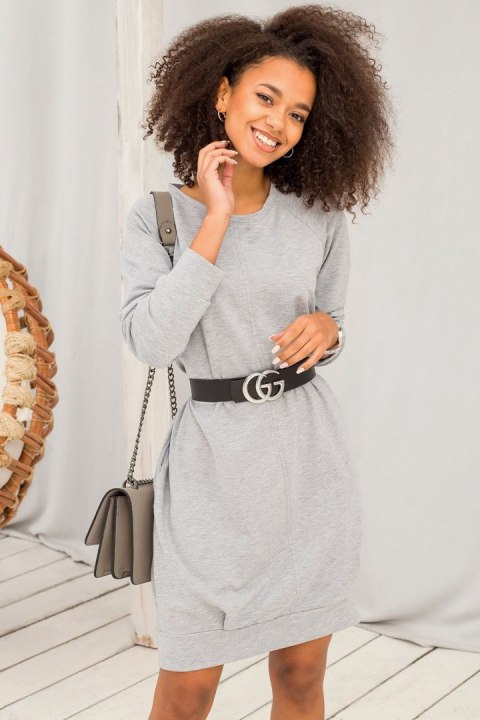 Sukienka Model RV-TU-5184.93P Grey - BFG