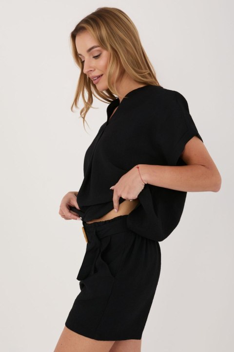 Szorty Damskie Model D60103M62612KA4 Black - Sublevel