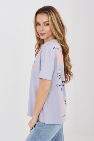 Tshirt Damski Model D12022AH02645AA Light Violet - Sublevel