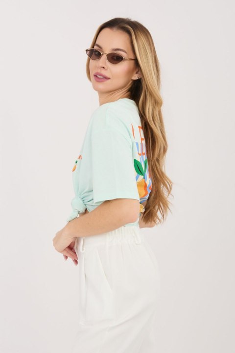 Tshirt Damski Model D12022AJ02645AD Mint - Sublevel