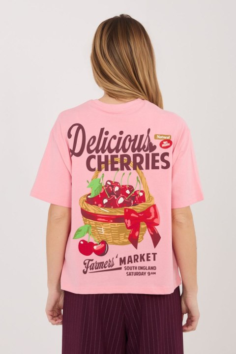 Tshirt Damski Model D12022AJ02645AD Pink - Sublevel