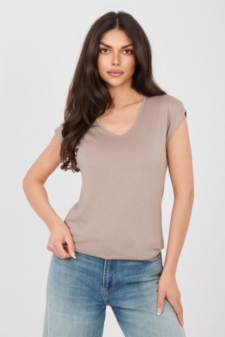 Tshirt Damski Model D12041AH02570C Dark Beige - Sublevel
