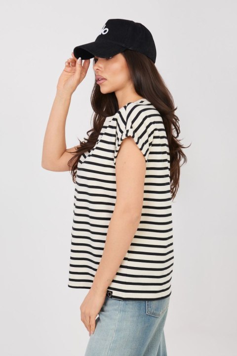 Tshirt Damski Model D12127M02858A Light Beige - Sublevel