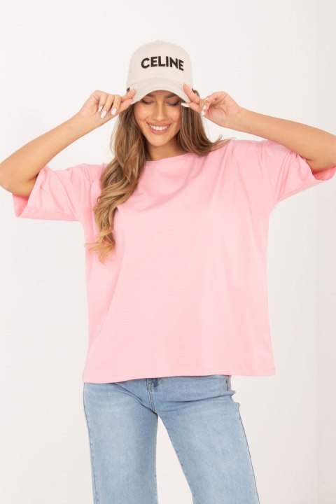 Tshirt Damski Model RV-BZ-A1230.12 Light Pink - Rue Paris