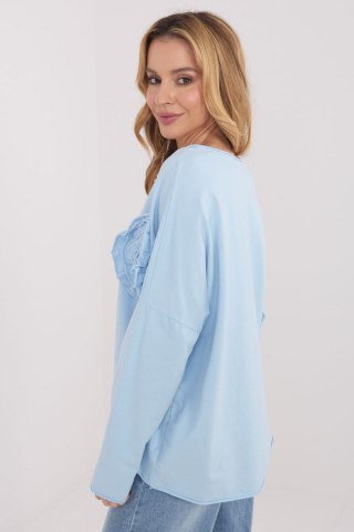 Bluzka Model IT-BZ-6694.69 Light Blue - Factory Price