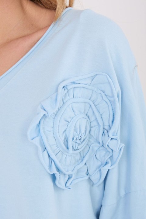 Bluzka Model IT-BZ-6694.69 Light Blue - Factory Price