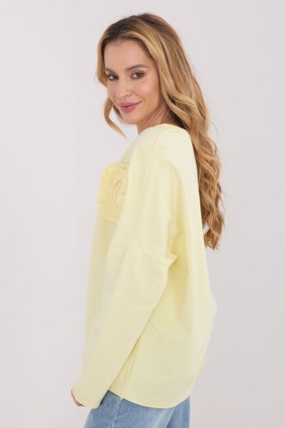 Bluzka Model IT-BZ-6694.69 Light Yellow - Factory Price