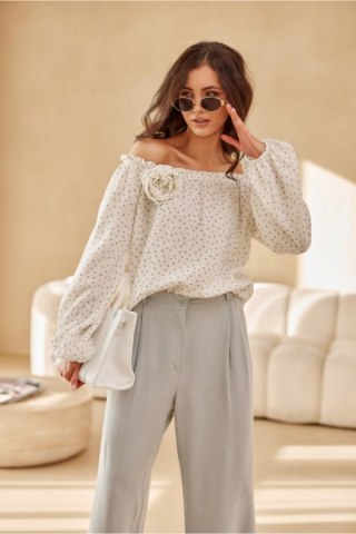 Bluzka Model Lima BLU0207-02K Beige - Roco Fashion