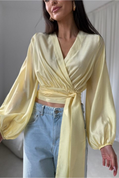 Bluzka Model Nerina ZOL BLU0236 Yellow - Roco Fashion