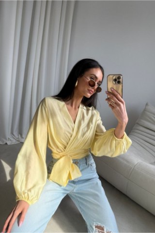 Bluzka Model Nerina ZOL BLU0236 Yellow - Roco Fashion