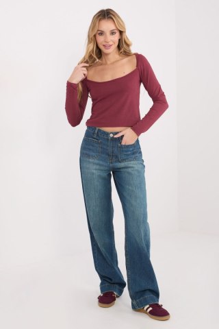 Bluzka Model WT-BZ-A1159.93 Bordo - Factory Price