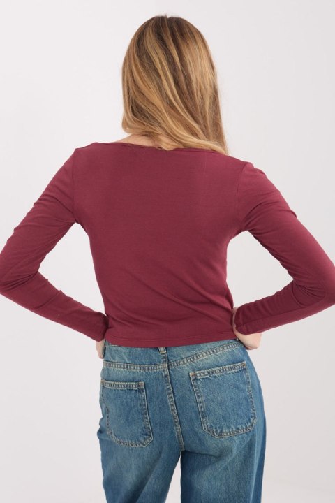 Bluzka Model WT-BZ-A1159.93 Bordo - Factory Price