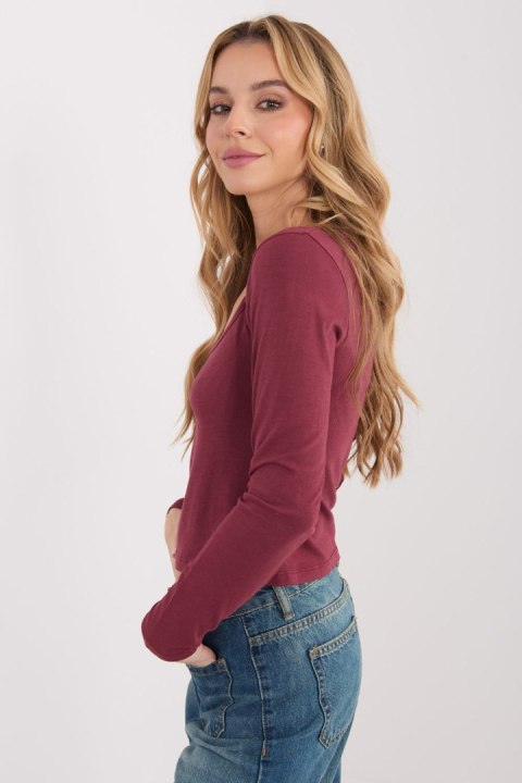 Bluzka Model WT-BZ-A1159.93 Bordo - Factory Price