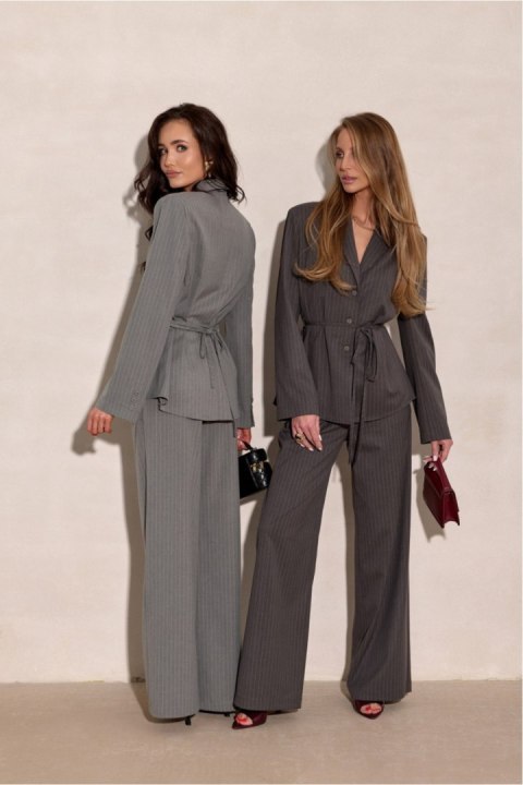 Koszula Damska Model Aveline SZA BLU0231 Grey - Roco Fashion