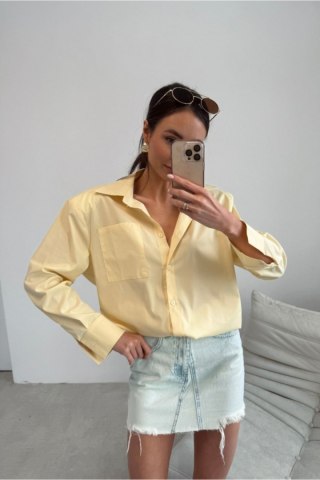Koszula Damska Model Calista ZOL BLU0229 Yellow - Roco Fashion