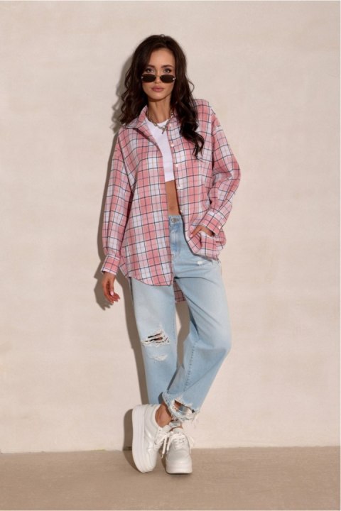 Koszula Damska Model Salina BLU0228 A49 Multicolor - Roco Fashion