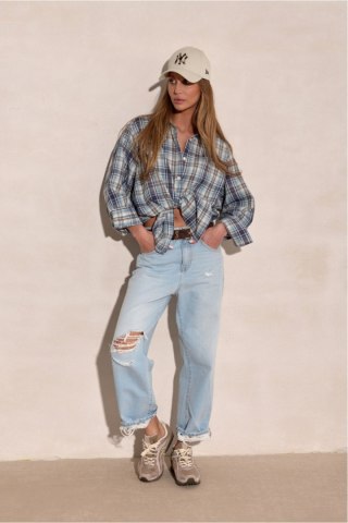 Koszula Damska Model Salina BLU0228 A50 Multicolor - Roco Fashion