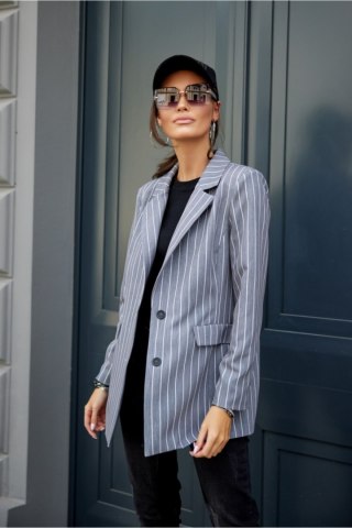 Marynarka Model Jimmie SZA ZAK0013 Grey - Roco Fashion