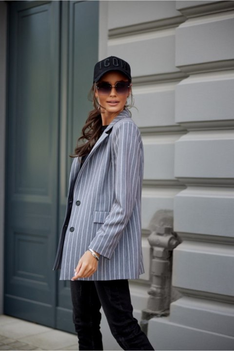 Marynarka Model Jimmie SZA ZAK0013 Grey - Roco Fashion