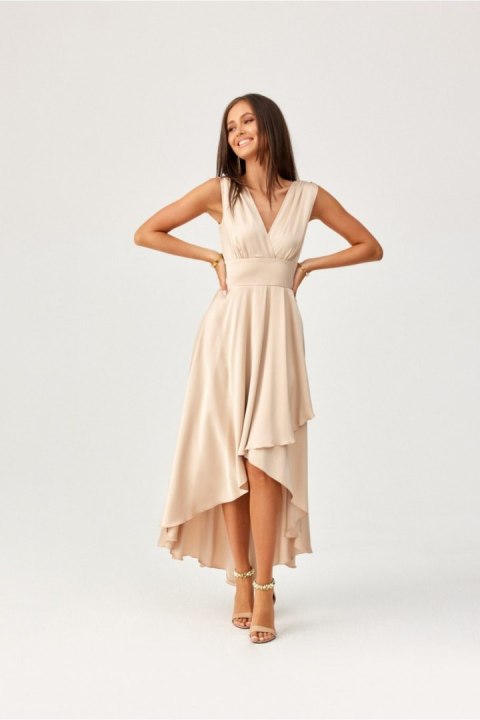 Sukienka Model Jennifer BEZ SUK0410 Beige - Roco Fashion