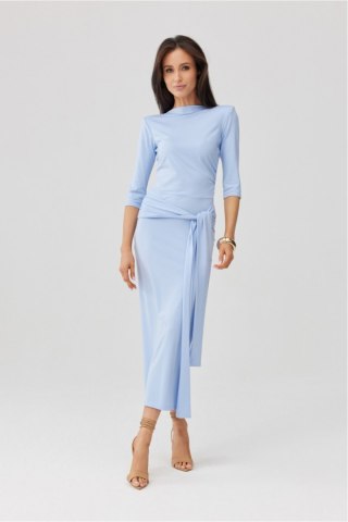 Sukienka Model Lidiana BLE SUK0552 Błękit - Roco Fashion