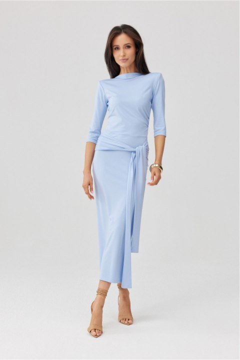 Sukienka Model Lidiana BLE SUK0552 Błękit - Roco Fashion