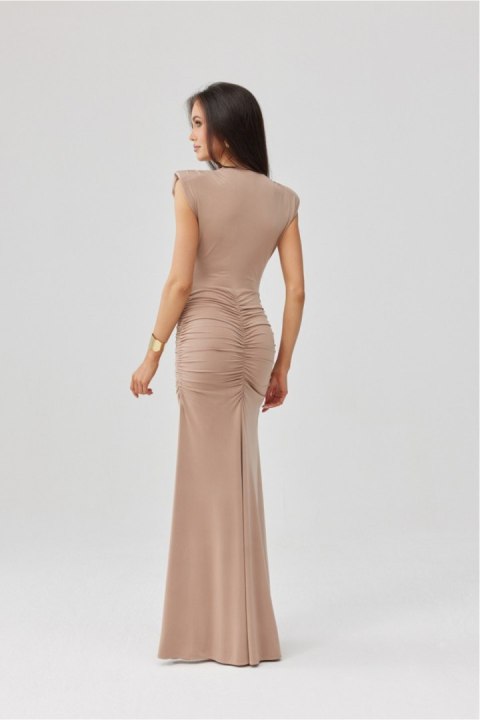 Sukienka Model Noelia CAP SUK0553 Cappuccino - Roco Fashion