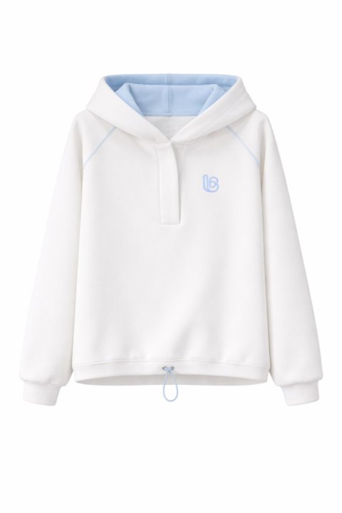 Bluza Damska Model Loom 498370107 Ecru/Błękit - LaBalancia