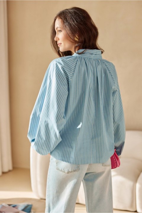 Bluzka Model Gigi BLU0201-A27 Blue - Roco Fashion