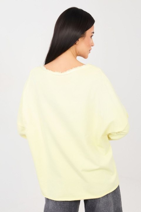 Bluzka Model IT-BZ-6527.64 Light Yellow - Factory Price