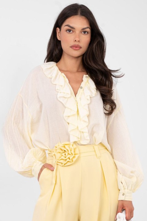 Bluzka Model IT-BZ-6714.63 Light Yellow - Factory Price