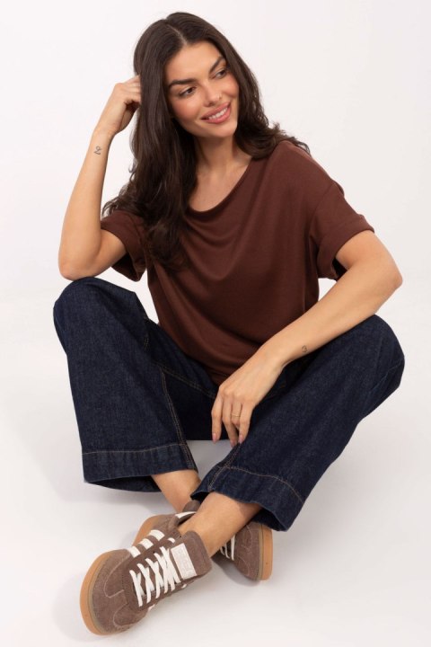 Bluzka Model MJ-BZ-H1301.28 Brown - Factory Price