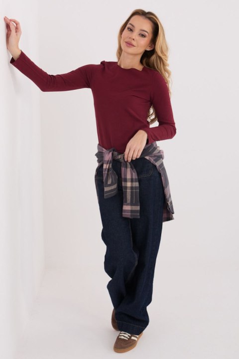 Bluzka Model WT-BZ-A1172.27 Bordo - Factory Price