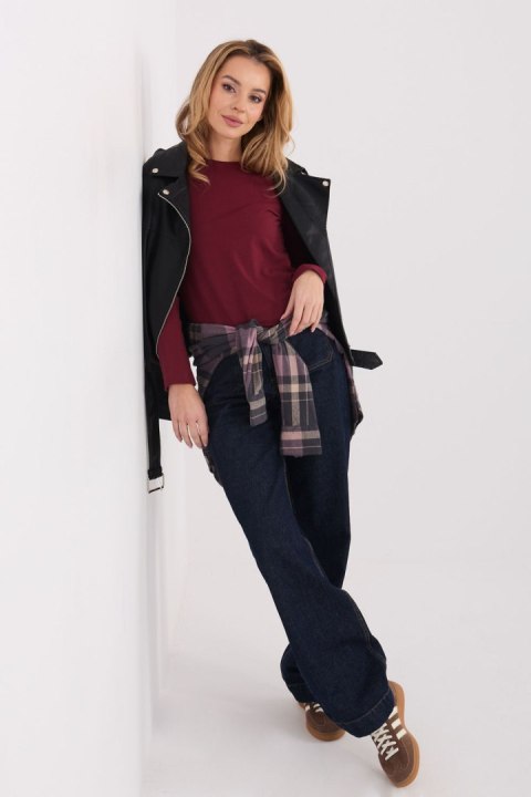 Bluzka Model WT-BZ-A1172.27 Bordo - Factory Price