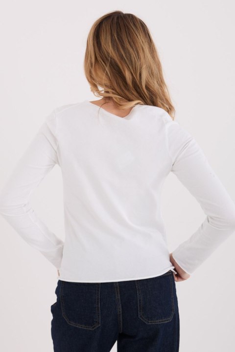 Bluzka Model WT-BZ-A1172.27 Ecru - Factory Price