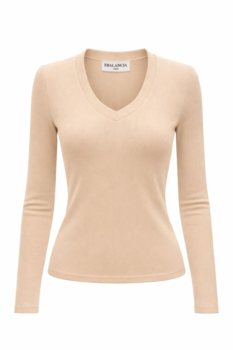 Bluzka Model Zuri 510510357 Beige - LaBalancia