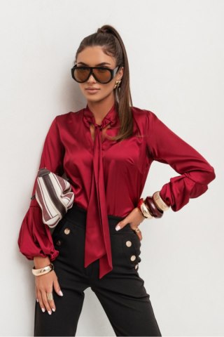 Koszula Damska Model Vivienne 490085432 Bordo - LaBalancia