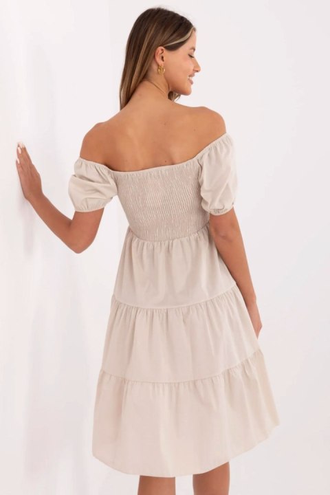 Sukienka Model MI-SK-A2561.89 Beige - Italy Moda