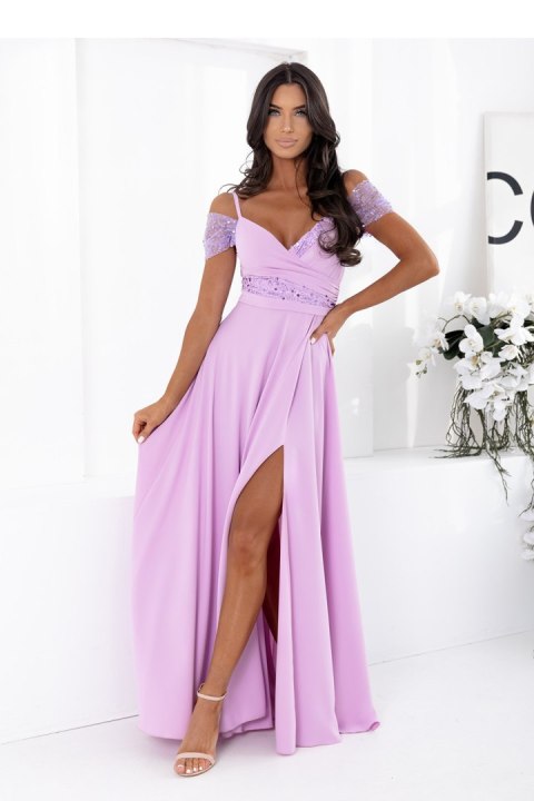 Sukienka Model Walentina Cekin 0011175. Lila - With You