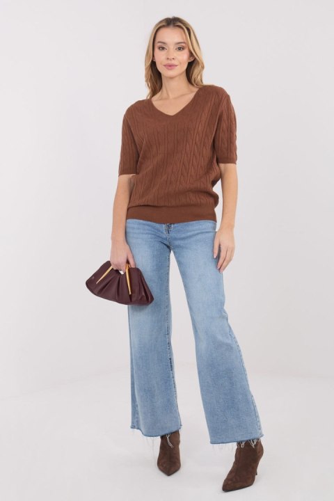 Sweter Damski Model PM-SW-B-615.18 Light Brown - Factory Price