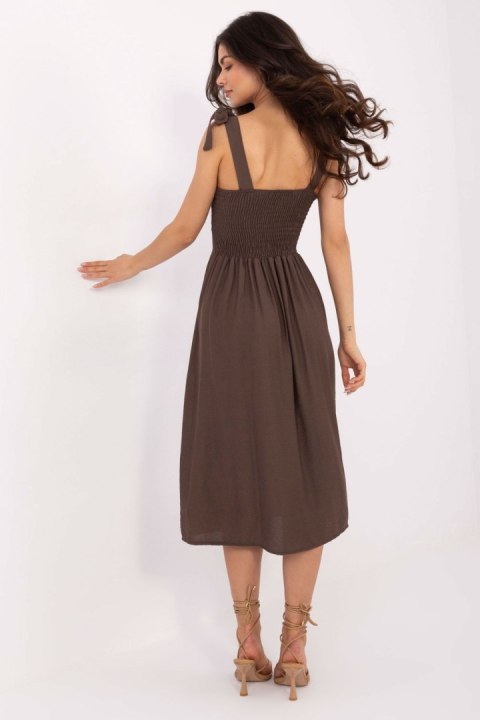 Sukienka Model MI-SK-A1830.69 Dark Brown - Italy Moda