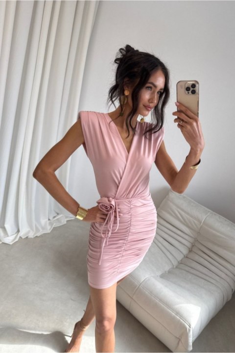 Sukienka Model Zirelle PRO SUK0557 Powder Pink - Roco Fashion