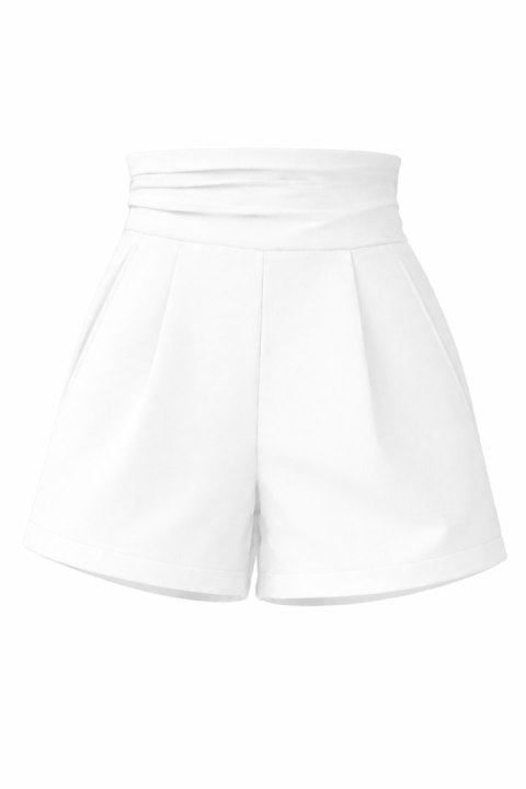 Szorty Damskie Model Percy 562892697 Ecru - LaBalancia