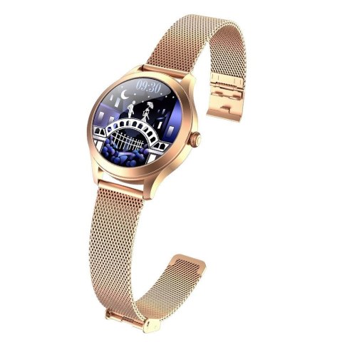 Damski Smartwatch G.Rossi SW014G-2 Różowe Złoto