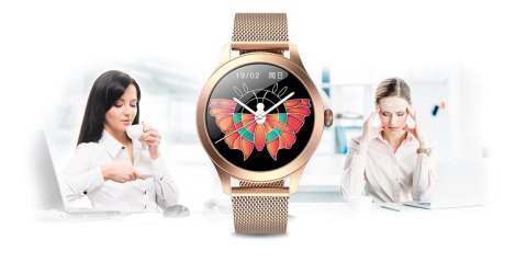 Damski Smartwatch G.Rossi SW014G-2 Różowe Złoto