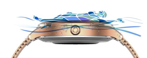 Damski Smartwatch G.Rossi SW014G-2 Różowe Złoto