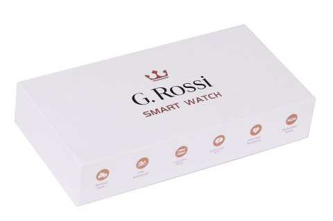Damski Smartwatch G.Rossi SW015-4 Różowe Złoto Mesh