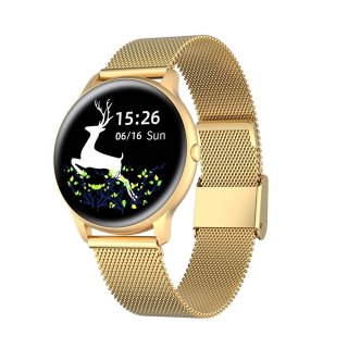 Damski Smartwatch G.Rossi SW015-5 Złoty z Bransoletą