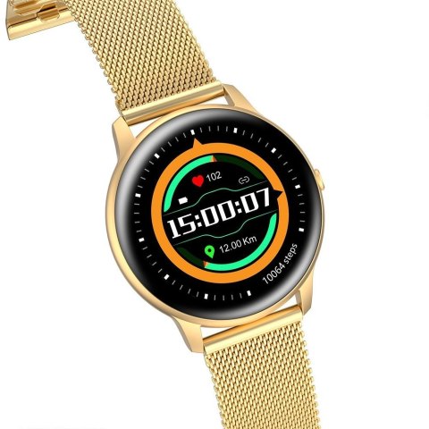 Damski Smartwatch G.Rossi SW015-5 Złoty z Bransoletą